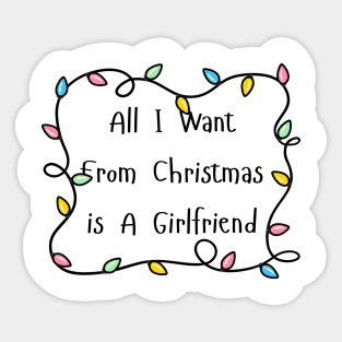 Christmas Lights Sticker